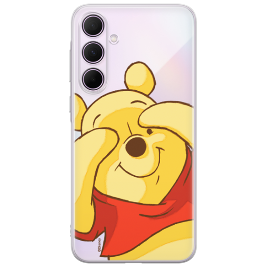 Disney Case Samsung Galaxy A35 5G Winnie the Pooh Partial Print Hiding Transparent Disney Case Samsung Galaxy A35 5G Winnie the Pooh Partial Print Hiding Transparent