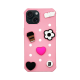 Vivid Silicone Pins Case Apple iPhone 15 Pink Vivid Silicone Pins Case Apple iPhone 15 Pink