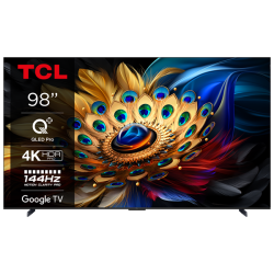 TCL 98C655 4K QLED TV with Google TV and Game Master 3.0 (2024)