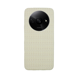 Vivid Woven Pattern Case Redmi A3 Beige