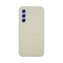 Vivid Woven Pattern Case Samsung Galaxy A54 5G Beige
