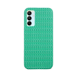 Vivid Woven Pattern Case Samsung Galaxy A14 4G/5G Green