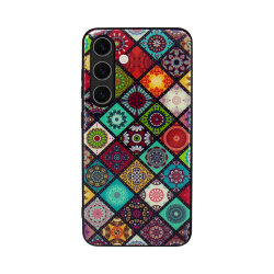 Vivid Ethnic Style Case Samsung Galaxy S24 Red