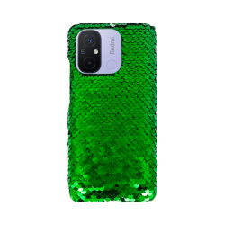 Vivid Sequin Case Xiaomi Redmi 12C Green