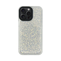 Vivid Glitter Shine Case Apple iPhone 14 Pro Silver