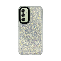 Vivid Glitter Shine Case Samsung Galaxy A14 4G/5G Silver