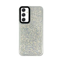 Vivid Glitter Shine Case Samsung Galaxy A54 5G Silver