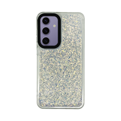 Vivid Glitter Shine Case Samsung Galaxy S24+ Silver