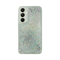 Vivid Liquid Glitter Case Samsung Galaxy A05s Silver