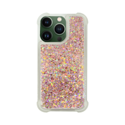 Vivid Liquid Glitter Case Apple iPhone 13 Pro Rose Gold