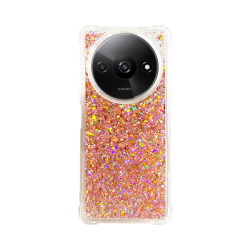 Vivid Liquid Glitter Case Redmi A3 Rose Gold