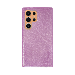 Vivid Glitter Shine Plastic Hard Case Samsung Galaxy S24 Ultra Purple