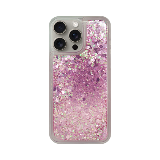 Vivid Liquid Glitter Case Apple iPhone 15 Pro Max Pink Vivid Liquid Glitter Case Apple iPhone 15 Pro Max Pink