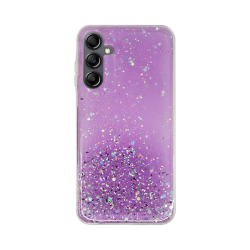 Vivid Liquid Glitter Case Samsung Galaxy S24+ Purple/Multicolor