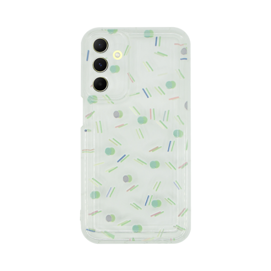 Vivid TPU Case Samsung Galaxy A55 5G Clear/Multicolor Shapes Vivid TPU Case Samsung Galaxy A55 5G Clear/Multicolor Shapes