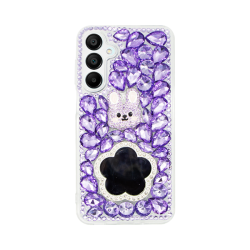 Vivid Diamond Case with Mirror Samsung Galaxy A16 Purple