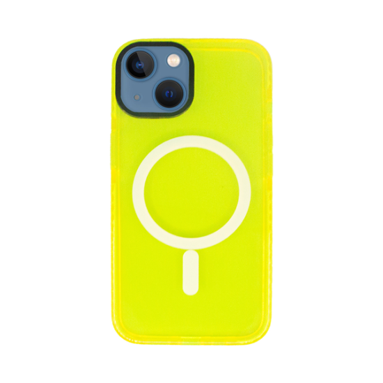Vivid Magsafe Silicone Case Apple iPhone 13 Yellow Vivid Magsafe Silicone Case Apple iPhone 13 Yellow