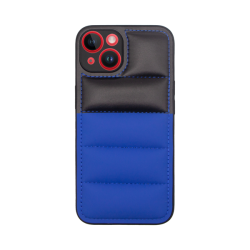 Vivid Puffer Back Cover Apple iPhone 14 Blue/Black