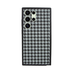 Vivid Carbon Fiber Case Samsung Galaxy S24 Ultra Grey/Black