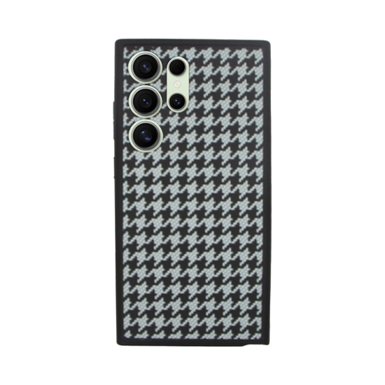 Vivid Carbon Fiber Case Samsung Galaxy S24 Ultra Grey/Black