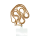 Vivid Crossbody Snake Bone Metal Chain Gold Vivid Crossbody Snake Bone Metal Chain Gold