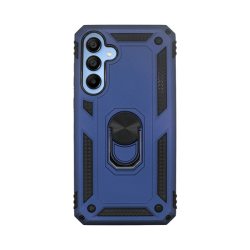 Vivid Ring Rugged Armor Case Samsung Galaxy A15 4G/5G Blue