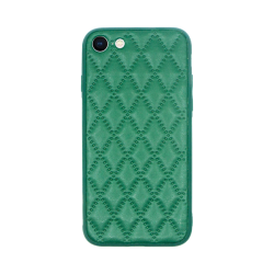 Vivid Diamond Shape PU Leather Case Apple iPhone 6/6s/7/8 Green