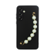 Vivid Silicone Case Pearl Chain Samsung Galaxy A14 4G/5G Black