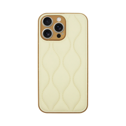 Vivid Wave Shape PU Leather Case Apple iPhone 16 Pro Max