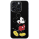 Disney Case Apple iPhone 15 Pro Mickey Full Print Smiley Black Disney Case Apple iPhone 15 Pro Mickey Full Print Smiley Black
