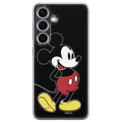 Disney Case Samsung Galaxy S24 Mickey Full Print Smiley Black