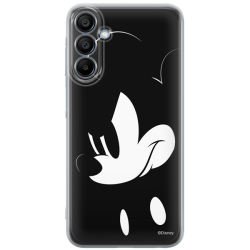 Disney Case Samsung Galaxy A15 4G/5G Mickey Full Print Angry B/W Black