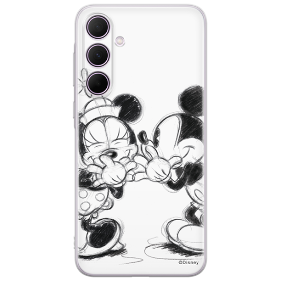 Disney Case Samsung Galaxy A35 5G Mickey and Minnie Full Print Secret White Disney Case Samsung Galaxy A35 5G Mickey and Minnie Full Print Secret White