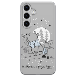 Disney Case Samsung Galaxy S24 Winnie the Pooh Partial Print Transparent