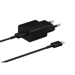 Samsung Fast Travel Charger 15W + Cable Type C To Type C Black