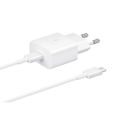 Samsung Fast Travel Charger 15W + Cable Type C To Type C White