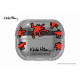Samsung Keith Haring Slickback Clear Case Galaxy Buds 3/3 Pro Red