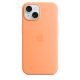 Apple iPhone 15 Silicone Case with MagSafe Orange Sorbet Apple iPhone 15 Silicone Case with MagSafe Orange Sorbet