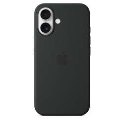 Apple iPhone 16 Silicone Case with MagSafe Black