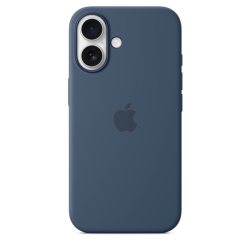 Apple iPhone 16 Silicone Case with MagSafe Denim