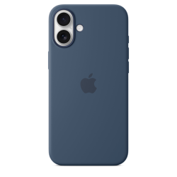 Apple iPhone 16 Plus Silicone Case with MagSafe Denim