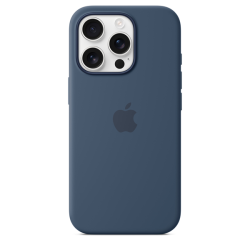 Apple iPhone 16 Pro Silicone Case with MagSafe Denim