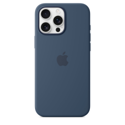 Apple iPhone 16 Pro Max Silicone Case with MagSafe Denim