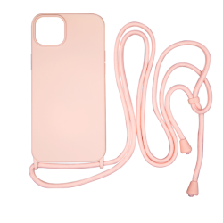 Vivid CrossBody Cover Apple iPhone 15 Plus Pink