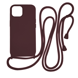 Vivid CrossBody Cover Apple iPhone 15 Wine Red