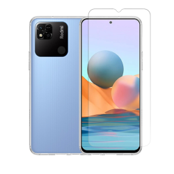 Vivid Set TPU Case + Tempered Glass Xiaomi Redmi 10A Transparent