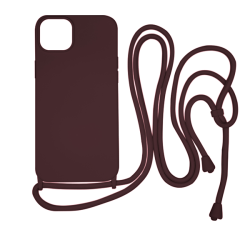 Vivid CrossBody Cover Apple iPhone 15 Plus Wine Red