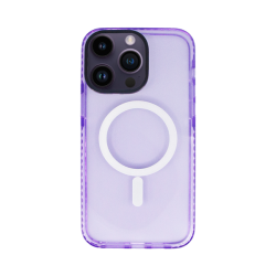 Vivid Magsafe Silicone Case Apple iPhone 14 Pro Max Purple