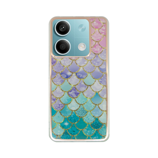 Vivid Mermaid Scale Silicone Case Redmi Note 13 4G Colorful Vivid Mermaid Scale Silicone Case Redmi Note 13 4G Colorful