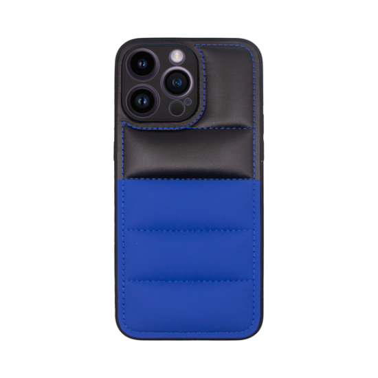 Vivid Puffer Back Cover Apple iPhone 14 Pro Max Blue/Black Vivid Puffer Back Cover Apple iPhone 14 Pro Max Blue/Black